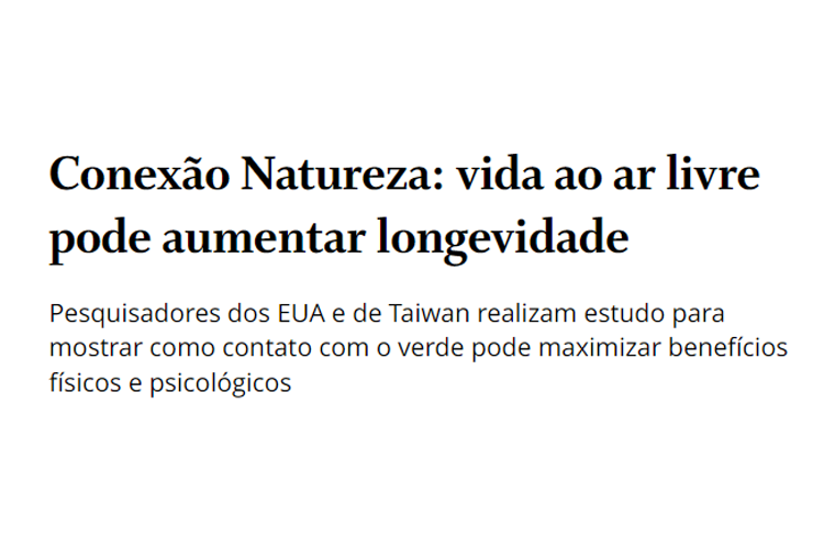 Entrevista sobre Longevidade no jornal O Globo Dra Maísa Aguiar